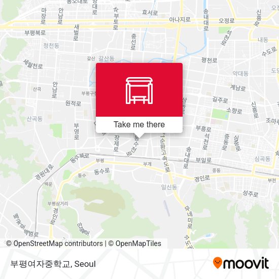 부평여자중학교 map