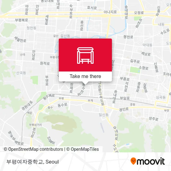 부평여자중학교 map