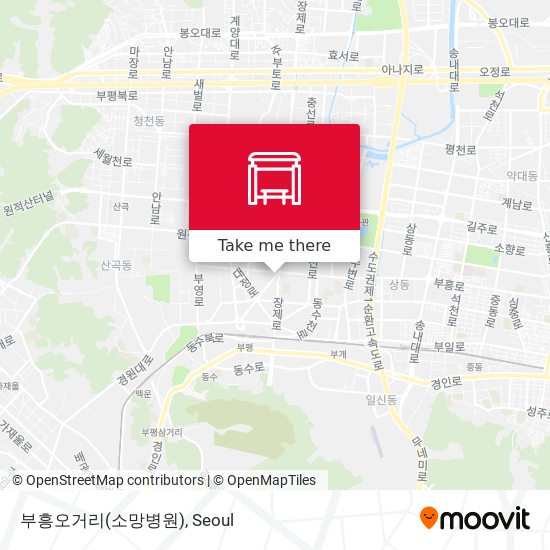 부흥오거리(소망병원) map