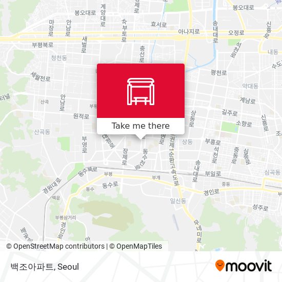 백조아파트 map