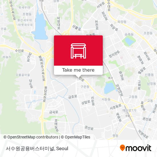 서수원공용버스터미널 map