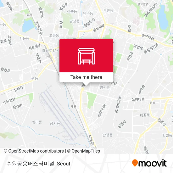 수원공용버스터미널 map