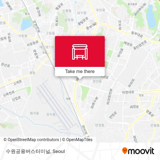 수원공용버스터미널 map