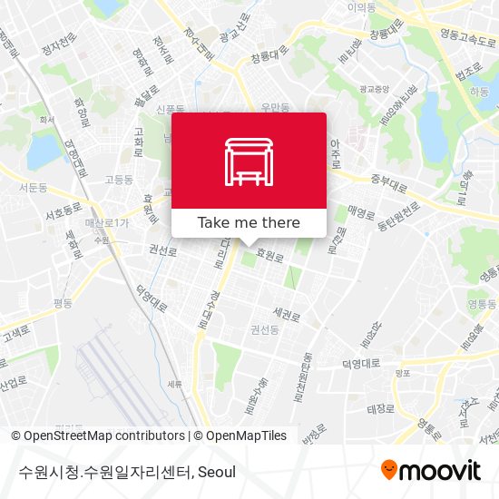 수원시청.수원일자리센터 map