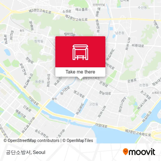 공단소방서 map