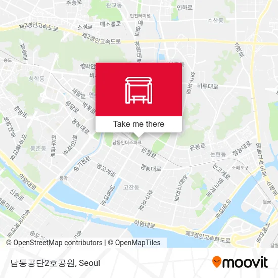 남동공단2호공원 map