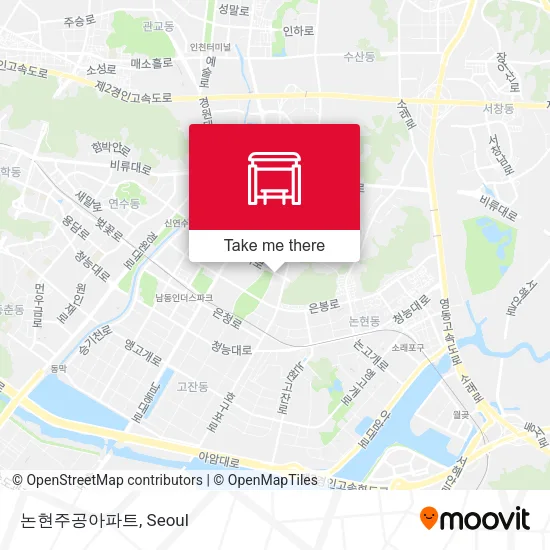 논현주공아파트 map