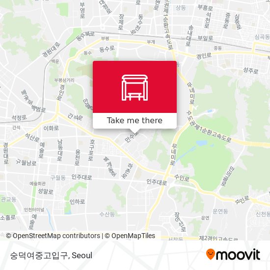 숭덕여중고입구 map