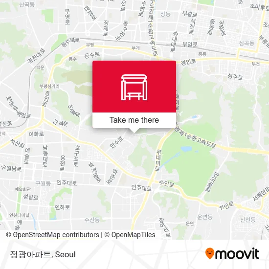 정광아파트 map