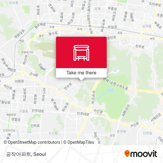 공작아파트 map