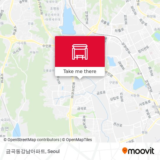 금곡동강남아파트 map