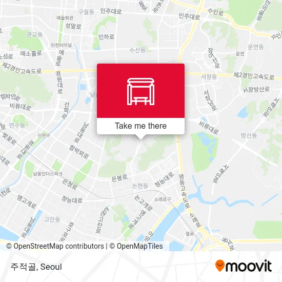 주적골 map