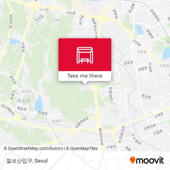 칠보산입구 map