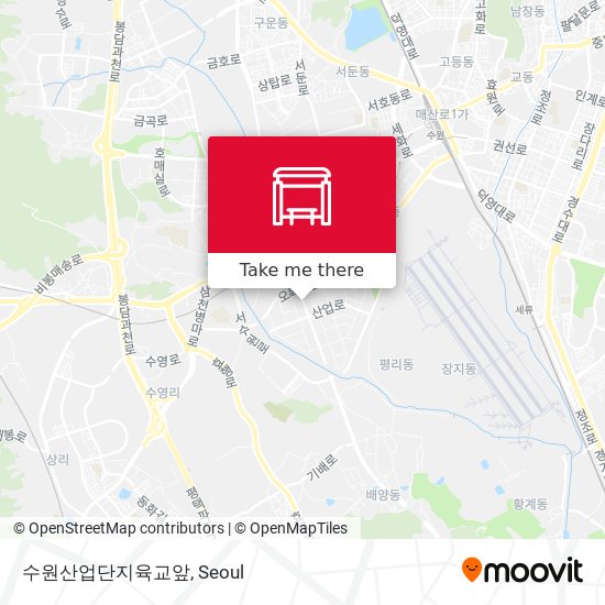 수원산업단지육교앞 map
