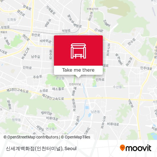 신세계백화점(인천터미널) map