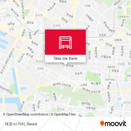 제운사거리 map