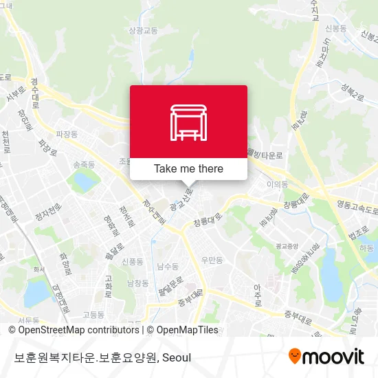 보훈원복지타운.보훈요양원 map