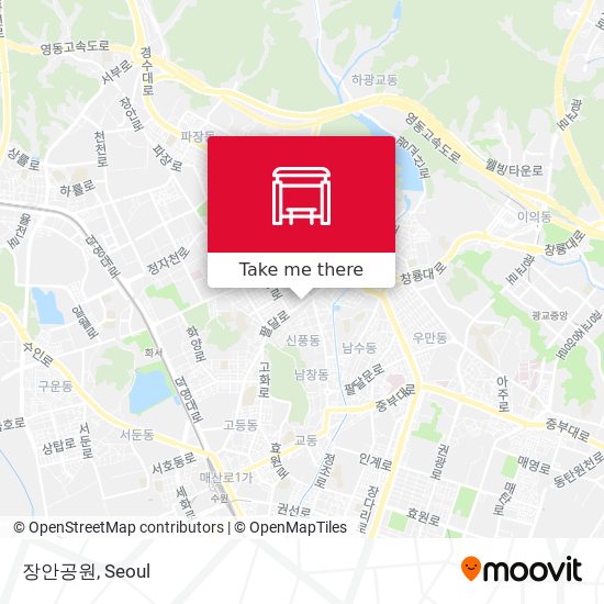 장안공원 map