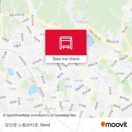 장안문.느림보타운 map