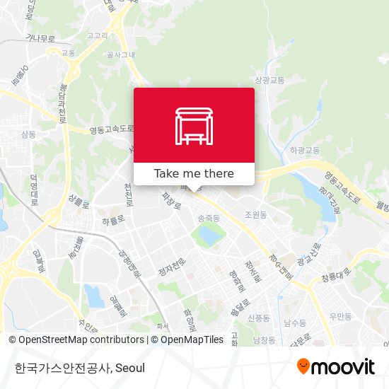 한국가스안전공사 map