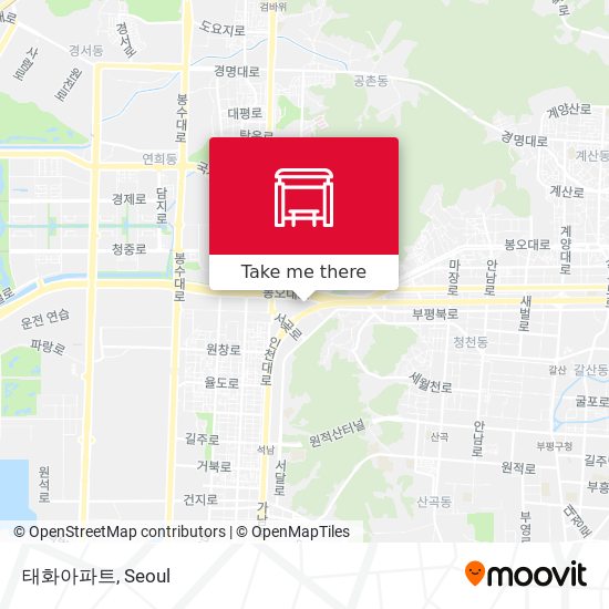 태화아파트 map