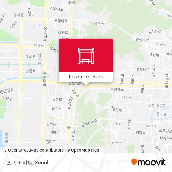 조광아파트 map
