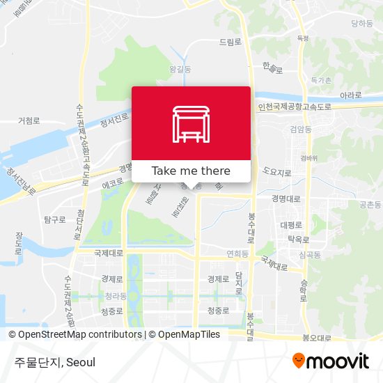 주물단지 map