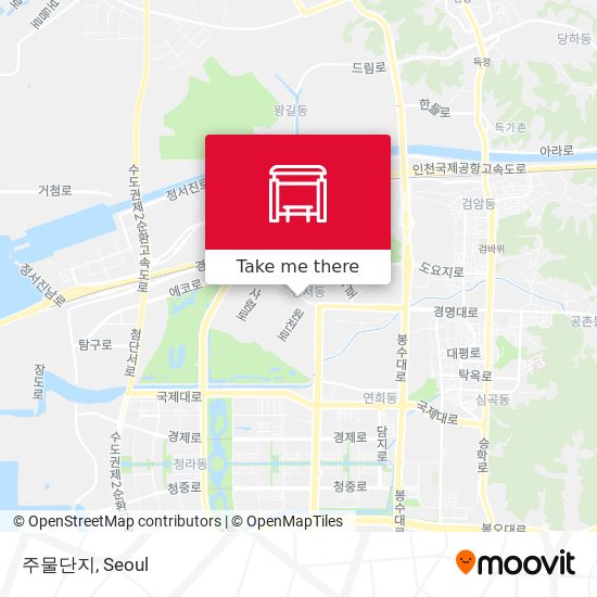 주물단지 map