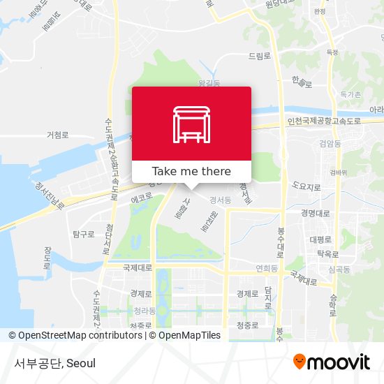 서부공단 map