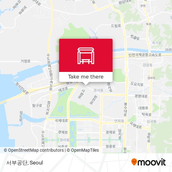 서부공단 map