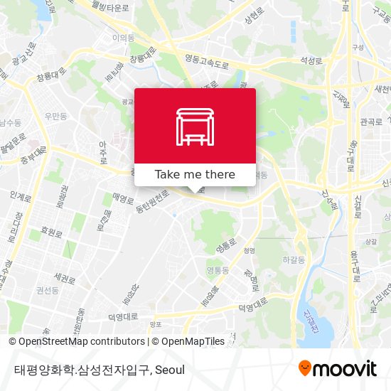 태평양화학.삼성전자입구 map