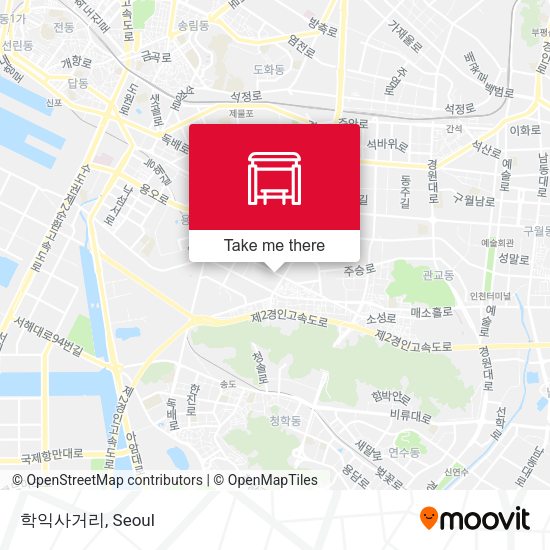 학익사거리 map