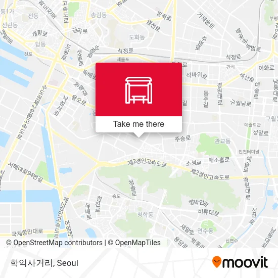 학익사거리 map