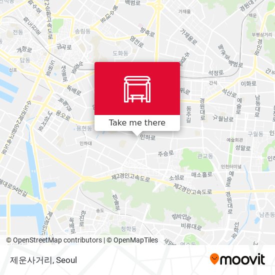 제운사거리 map