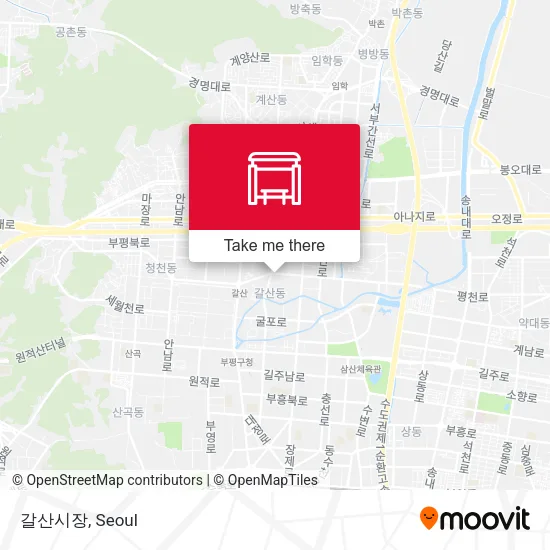 갈산시장 map