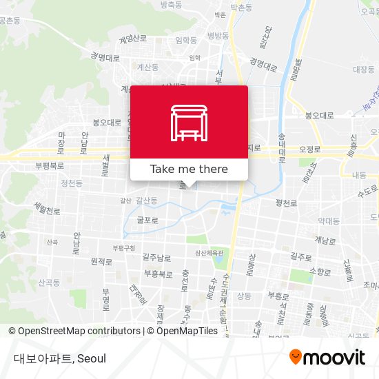 대보아파트 map