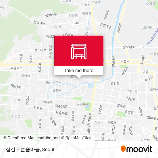 삼산푸른솔마을 map
