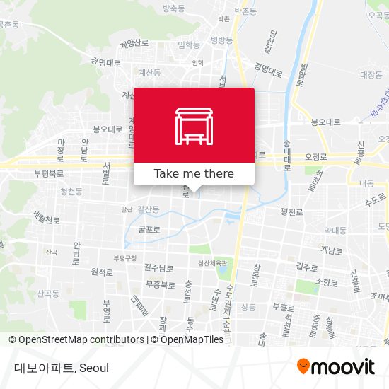 대보아파트 map