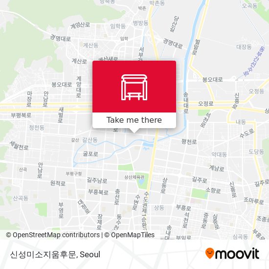 신성미소지움후문 map
