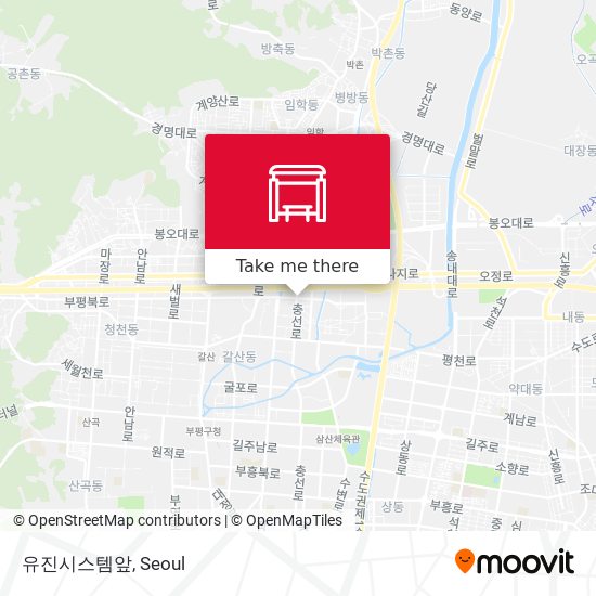 유진시스템앞 map