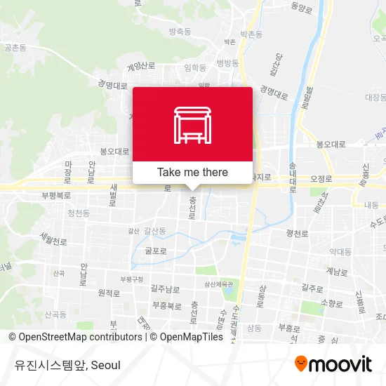 유진시스템앞 map
