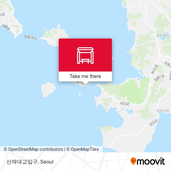 선재대교입구 map