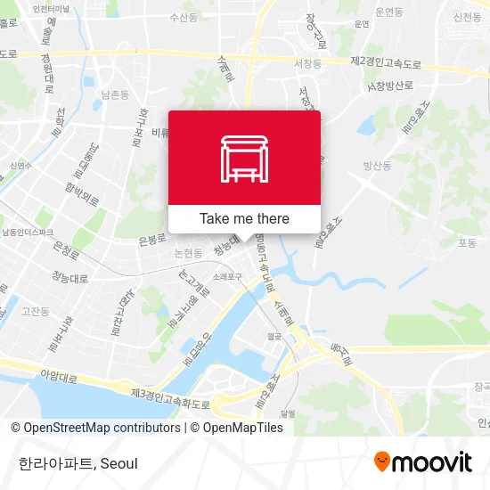 한라아파트 map