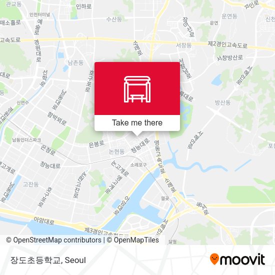 장도초등학교 map