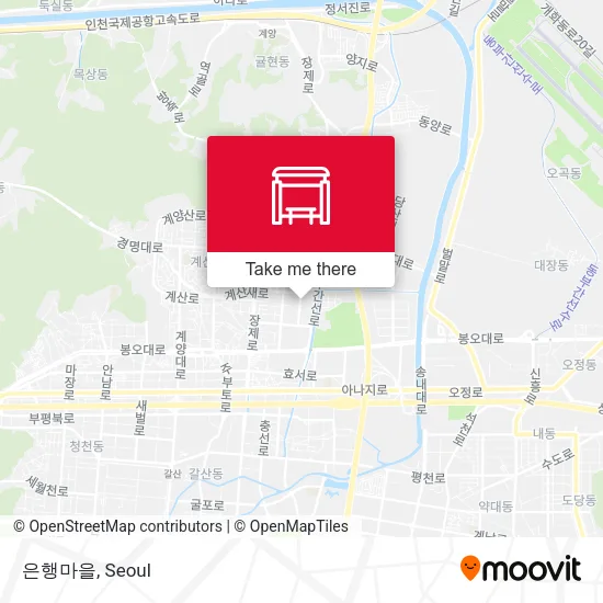 은행마을 map