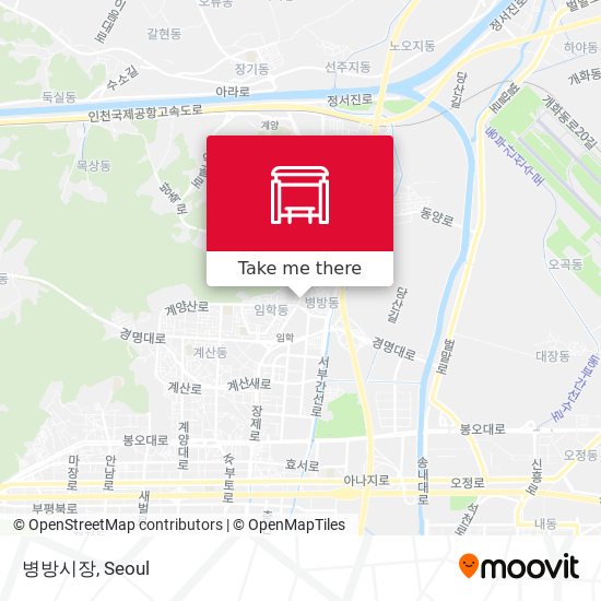 병방시장 map
