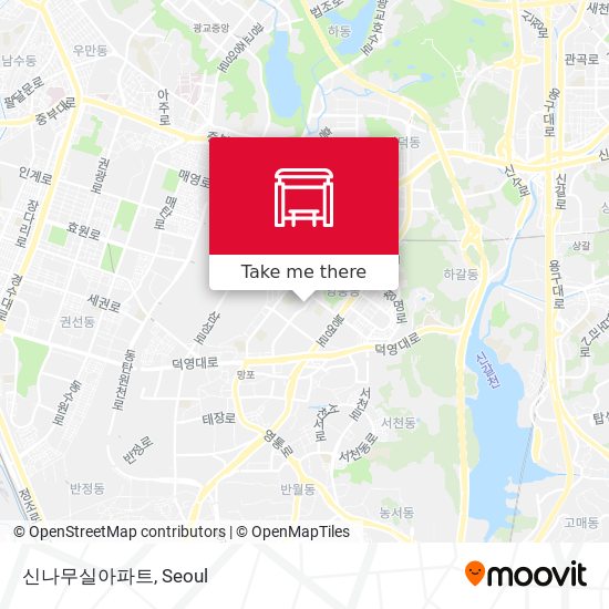 신나무실아파트 map