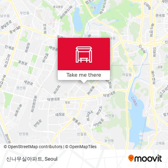 신나무실아파트 map