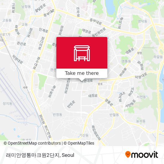 래미안영통마크원2단지 map