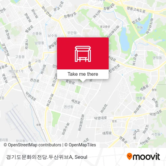 경기도문화의전당.두산위브A map